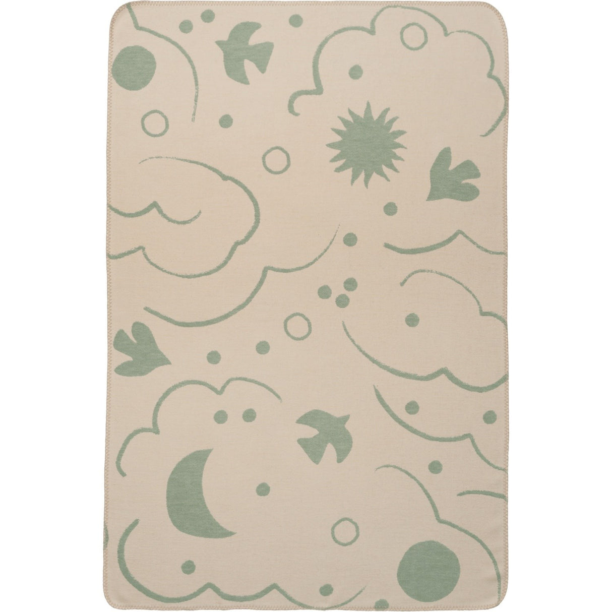 Ferm Living Tea Green/Parchment Skye Teppe
