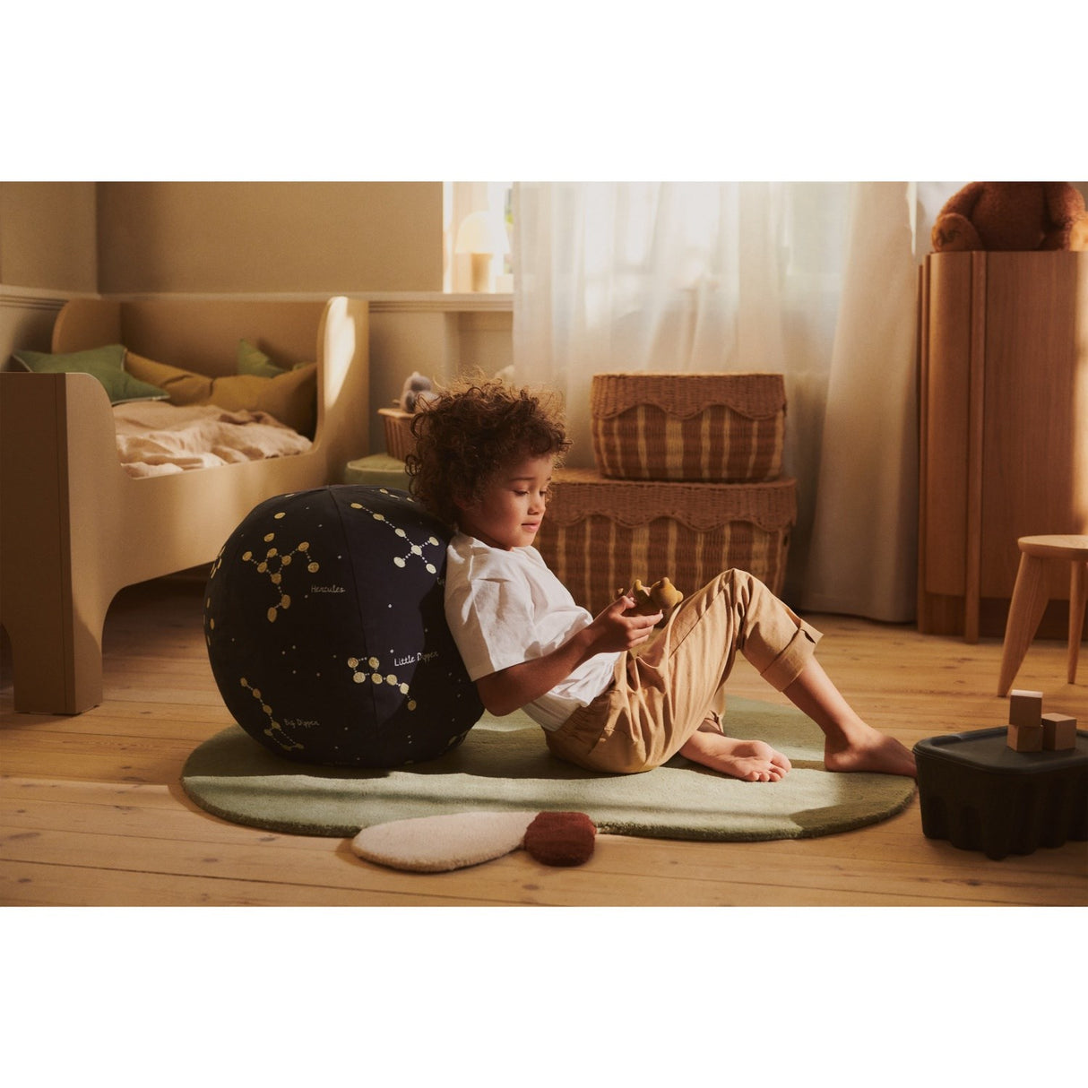 Ferm Living Tea Green Apple Tufted Rug