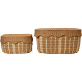 Ferm Living Natural/Off-white Rivan Oppbevaring Baskets 2 Pakke