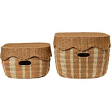 Ferm Living Natural/Off-white Rivan Oppbevaring Baskets 2 Pakke
