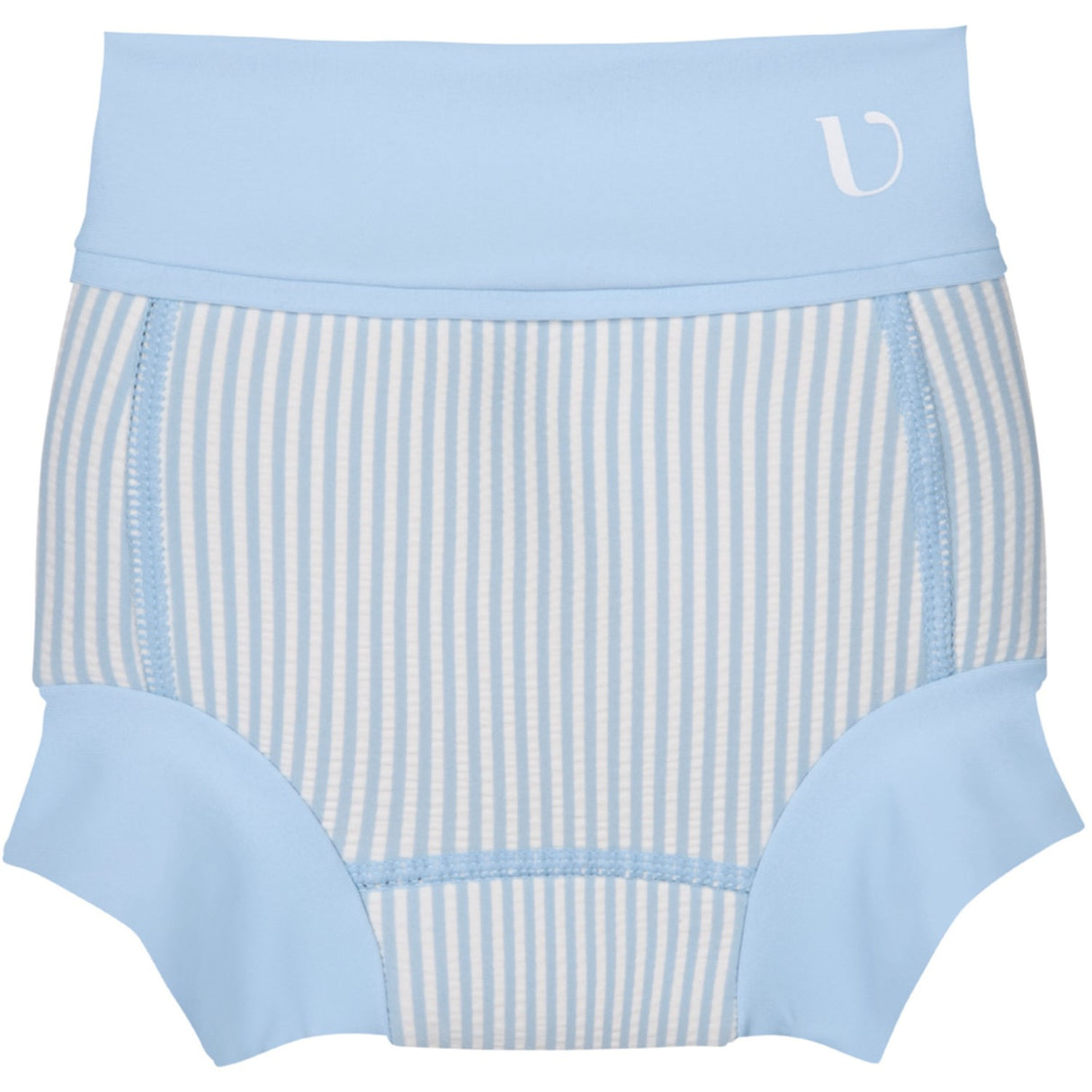 Vanilla COPENHAGEN Blue Swim Bukser Neoprene Seersucker
