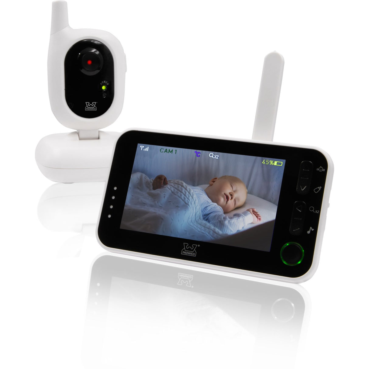 Padwico White Video Babymonitor