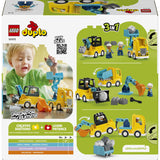 LEGO® DUPLO Town 3-i-1 Entreprenørmaskiner 10475