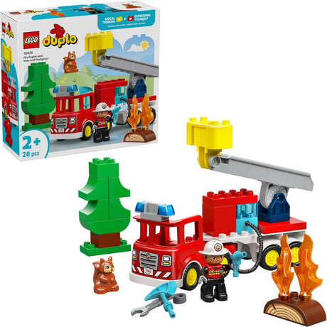 LEGO® DUPLO Town Brandbil Med Slange Og Brandmand 10473