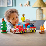 LEGO® DUPLO Town Brandbil Med Slange Og Brandmand 10473