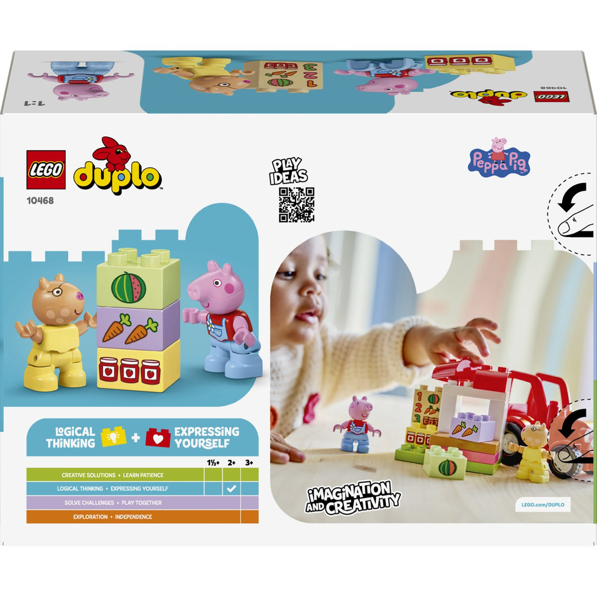 LEGO® DUPLO Gurli Gris Traktor Og Marked 10468