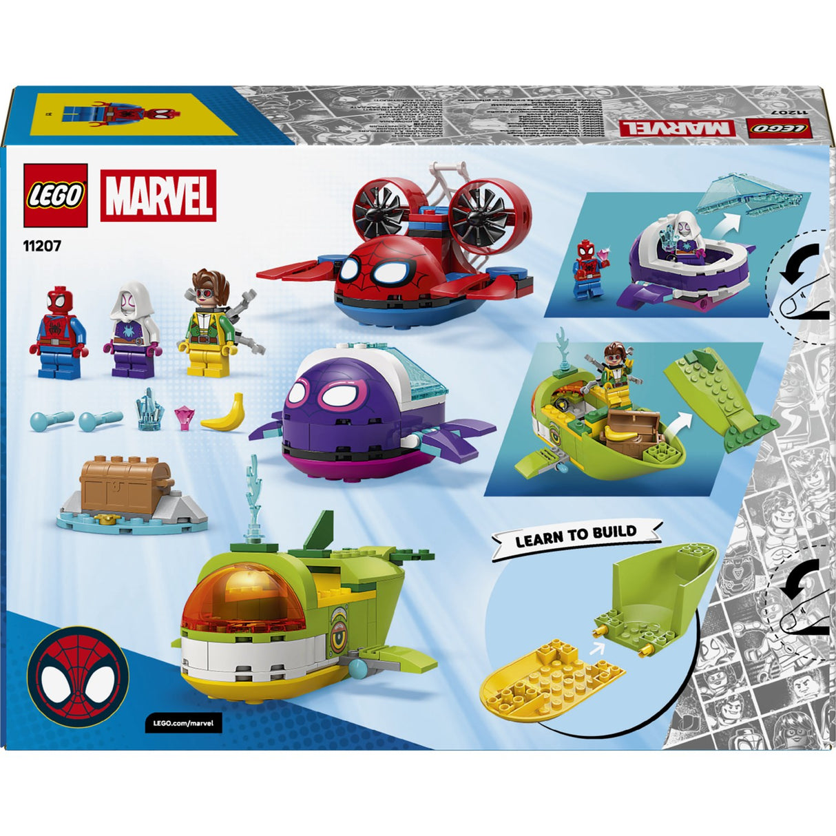 LEGO® Spidey: Undervandsfartøjer 11207
