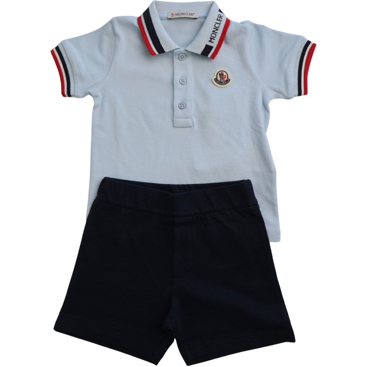 Moncler Dark Blue Knitwear Clothing Ensemble Sett