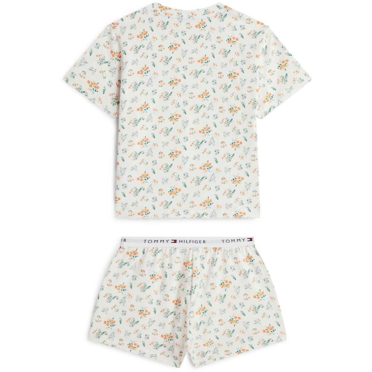 Tommy Hilfiger Traditional Floral Ecru Ss Pj Sett