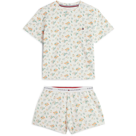Tommy Hilfiger Traditional Floral Ecru Ss Pj Sett