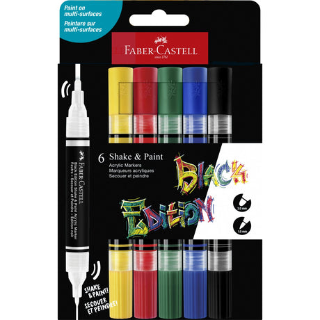 Faber-Castell Shake & Paint akryltusjer