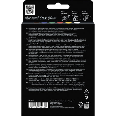 Faber-Castell Shake & Paint akryltusjer