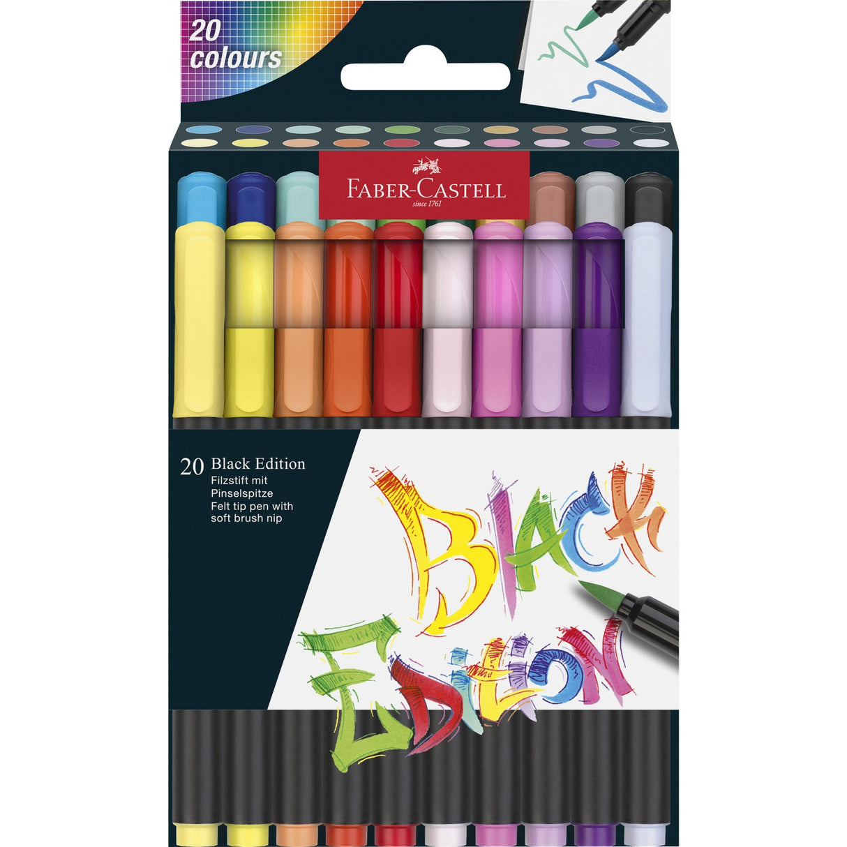 Faber-Castell Black Edition Tusser 20 Rumpe