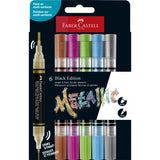 Faber-Castell akrylmarkør 6 stk metallisk