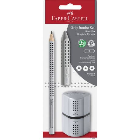 Faber-Castell Jumbo Grip School Kit Sølv