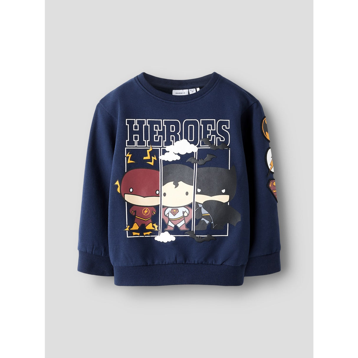 Name It Navy Blazer Nmmosmus Batman Nreg Sweat Bru Wab