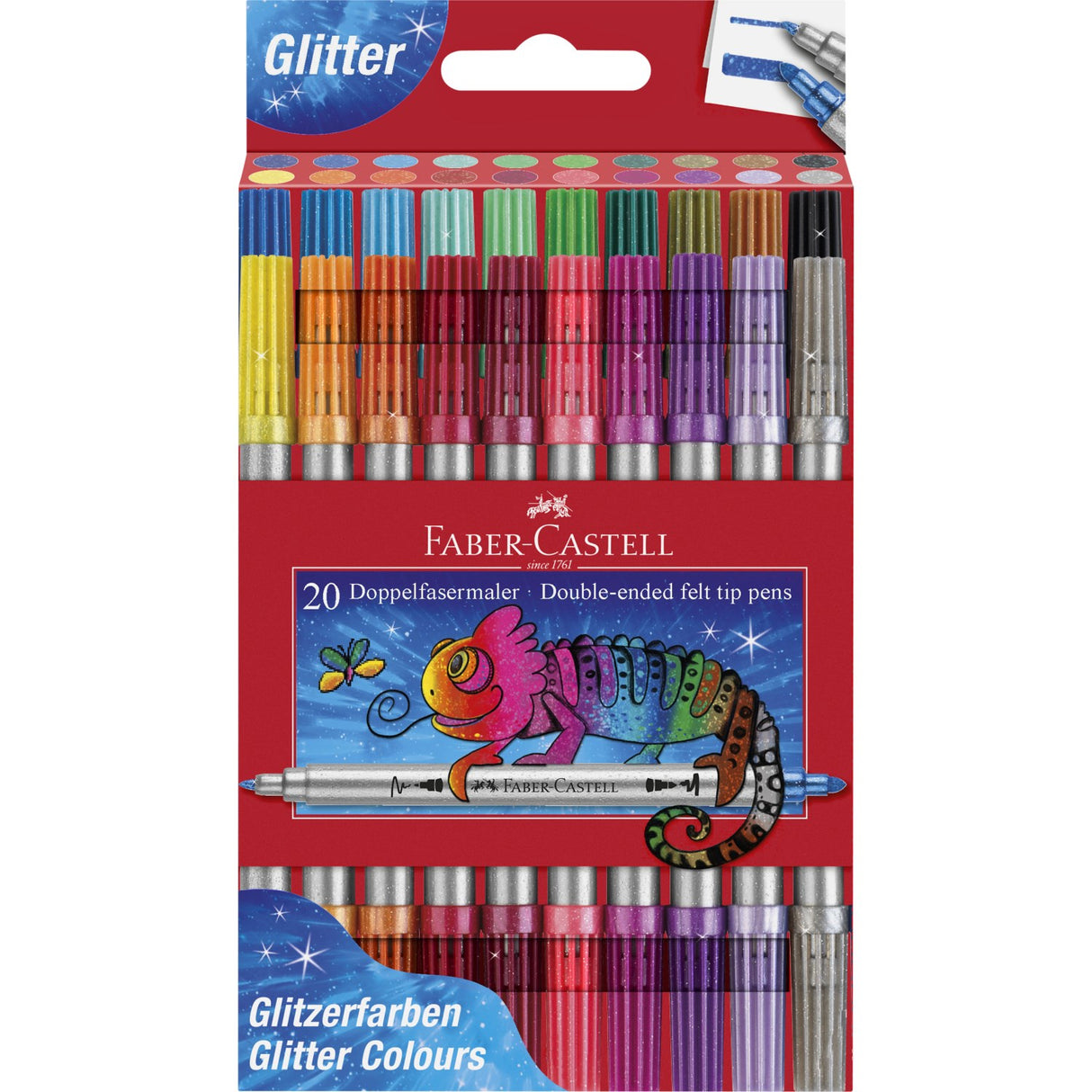 Faber-Castell markører doblet 20 stk.
