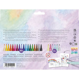 Faber-Castell enhjørningmarkører - 18 farger + 6 glittermarkører