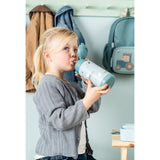 DonebyDeer Blue Tiny Farm Insulated Sugerør Flaske