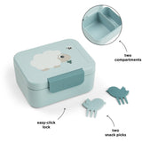 DonebyDeer Blue Tiny Farm Tiny Lunch Eske Med Snack Picks