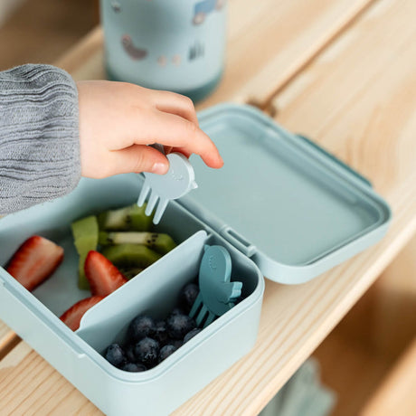 DonebyDeer Blue Tiny Farm Tiny Lunch Eske Med Snack Picks