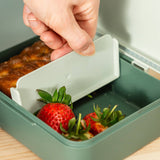 DonebyDeer Green Tiny Trails Lunch Eske Med Divider