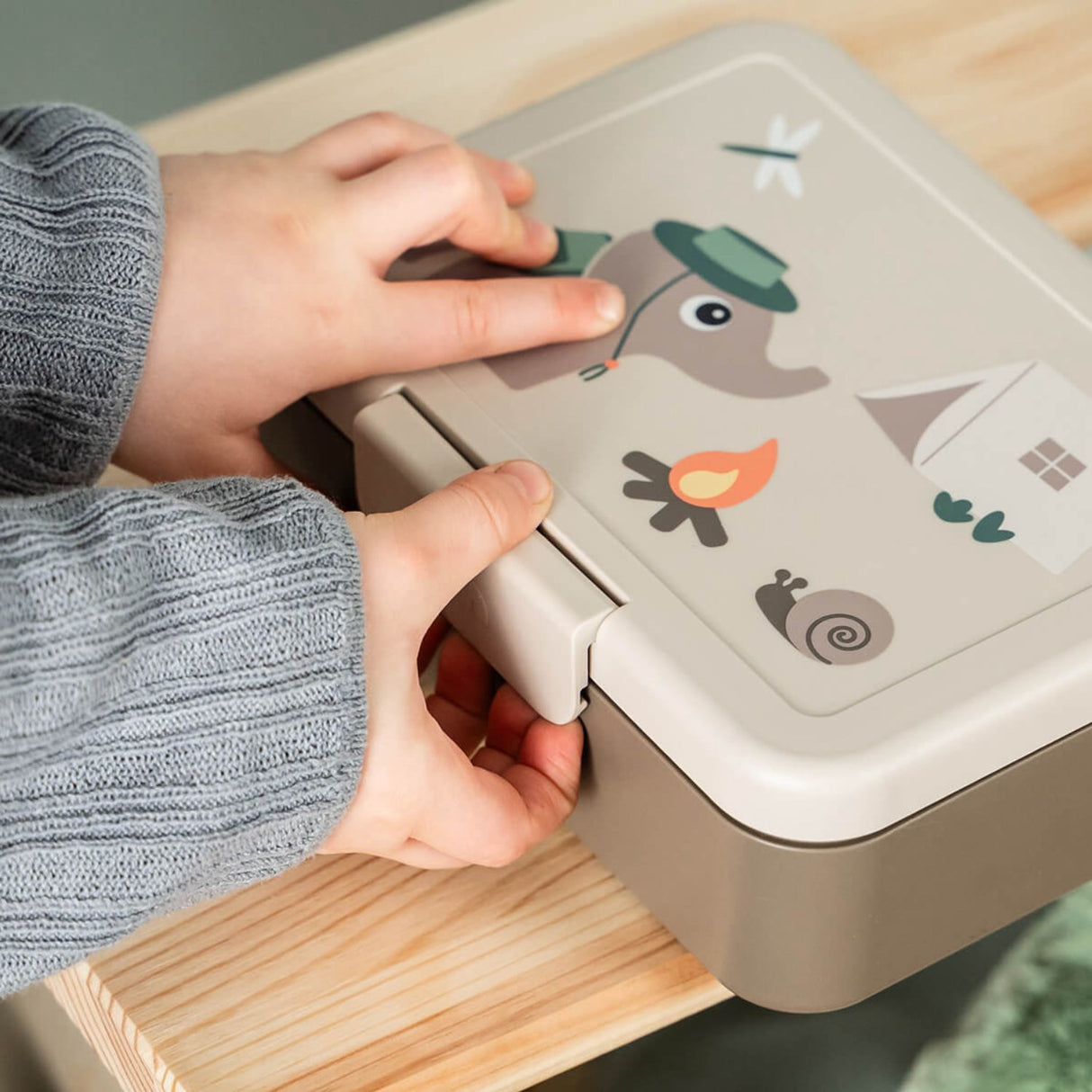 DonebyDeer Sand Tiny Trails Lunch Eske Med Divider