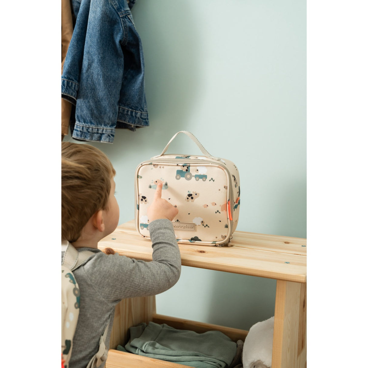 DonebyDeer Sand Tiny Farm Tiny Insulated Lunch Veske