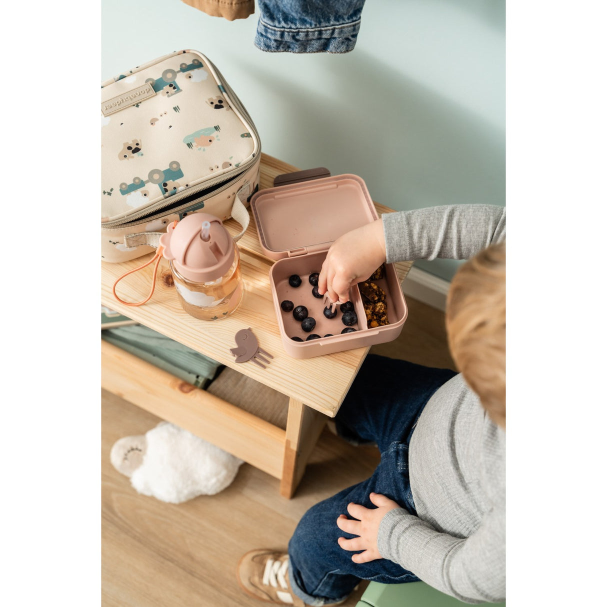 DonebyDeer Sand Tiny Farm Tiny Insulated Lunch Veske