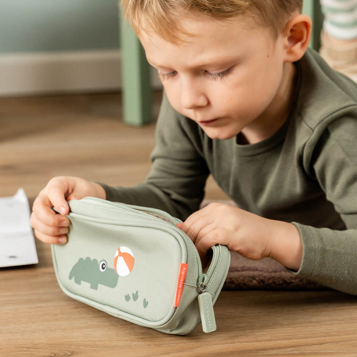 DonebyDeer Green Playground Pencil Case