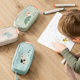 DonebyDeer Green Playground Pencil Case