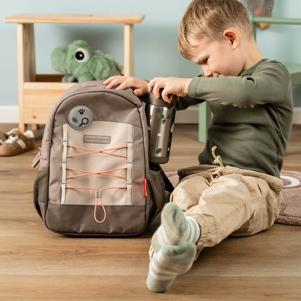 DonebyDeer Sand Tiny Trails Junior Rygsekk
