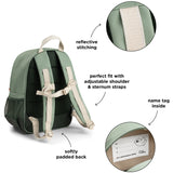 DonebyDeer Green Tiny Trails Junior Rygsekk