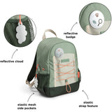 DonebyDeer Green Tiny Trails Junior Rygsekk