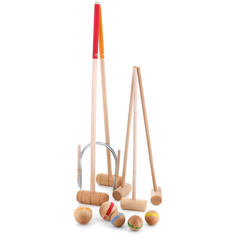 Vilac-familiens kroketsett med 5 køller