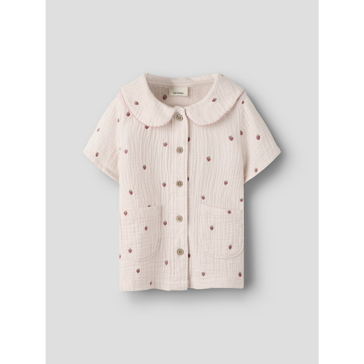 Lil'Atelier Morganite Nmfkamma Ss Loose Skjorte Lil
