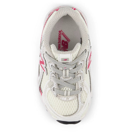 New Balance White New Balance 740 Kids Bungee Lace