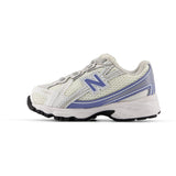 New Balance White New Balance 740 Kids Bungee Lace