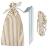Konges Sløjd Tea Stripe Strand Telt Pop Up Uv 50+
