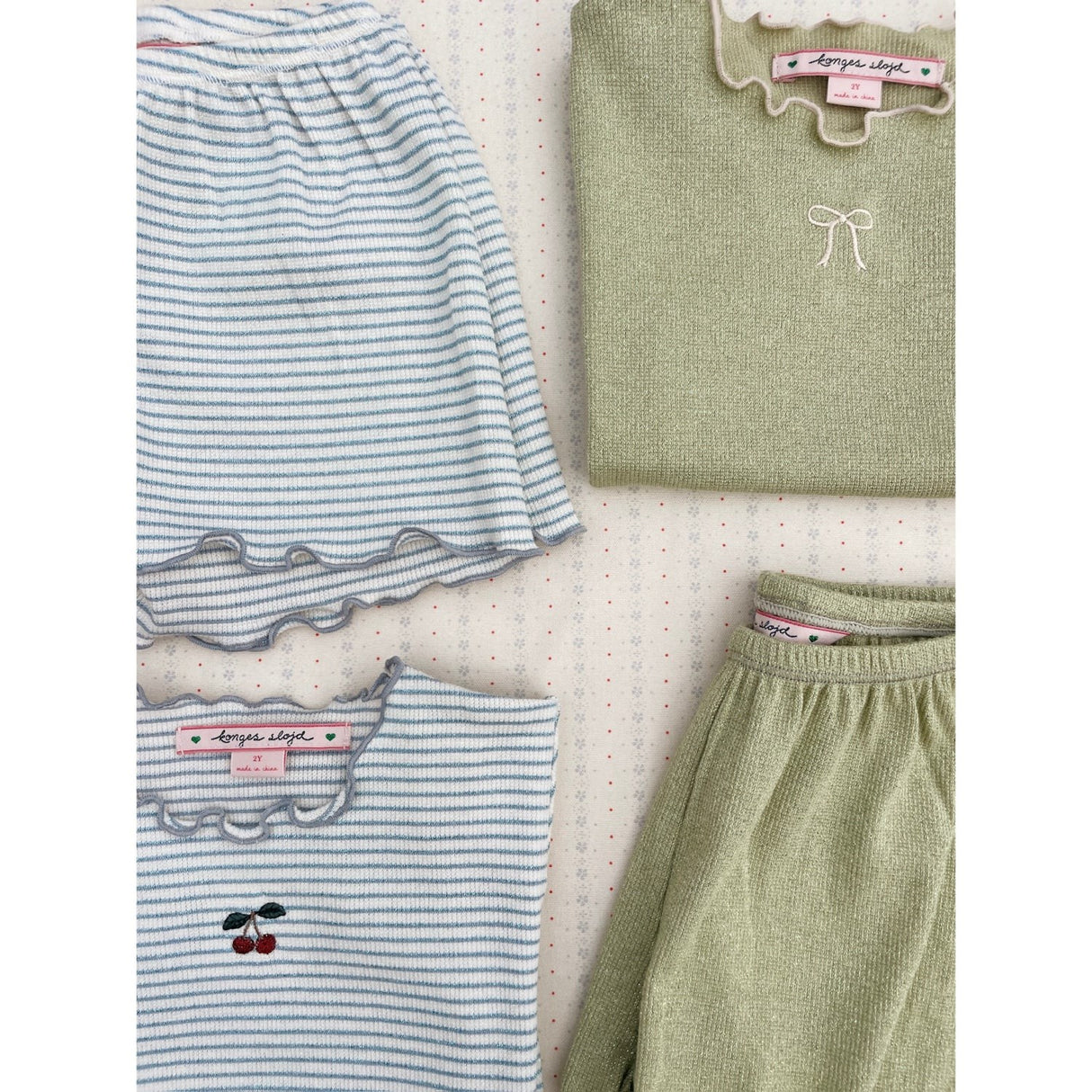 Konges Sløjd Pale Olive Green Roli Sett Ocs