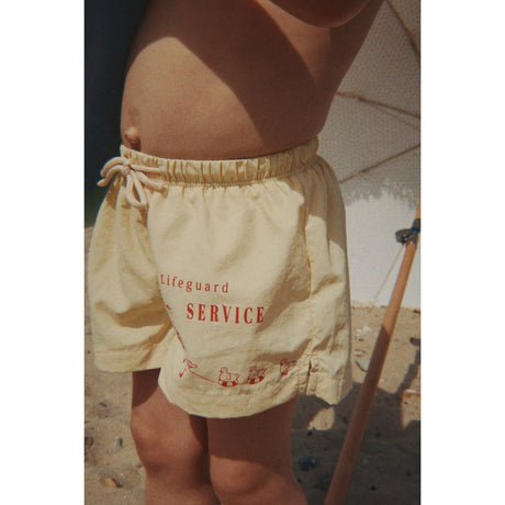 Konges Sløjd Banana Crepe Pomio Kort Swim Shorts Grs