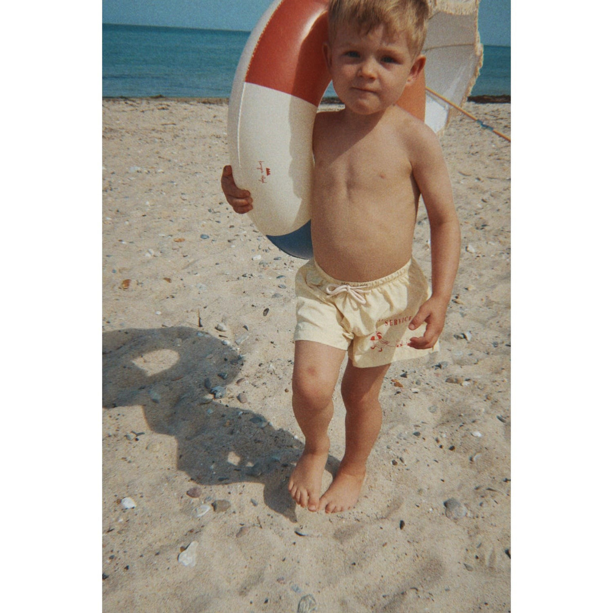 Konges Sløjd Banana Crepe Pomio Kort Swim Shorts Grs