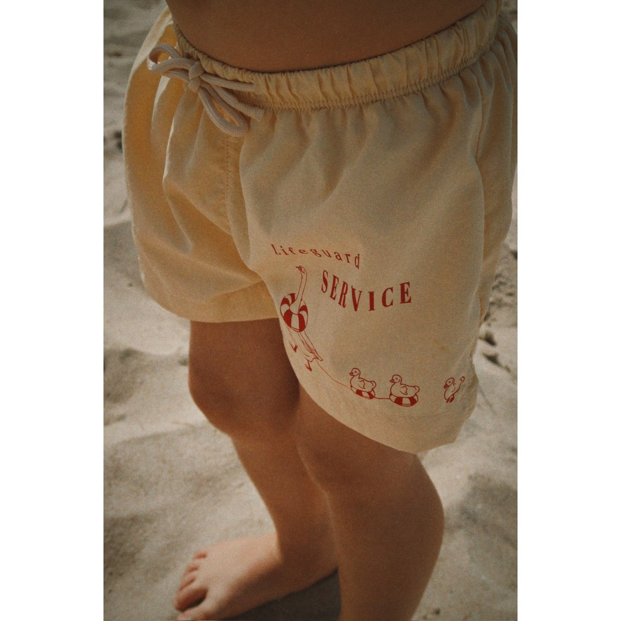 Konges Sløjd Banana Crepe Pomio Kort Swim Shorts Grs