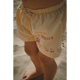 Konges Sløjd Banana Crepe Pomio Kort Swim Shorts Grs