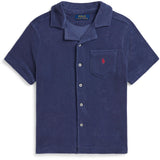 Polo Ralph Lauren Light Navy Knap Front Skjorte