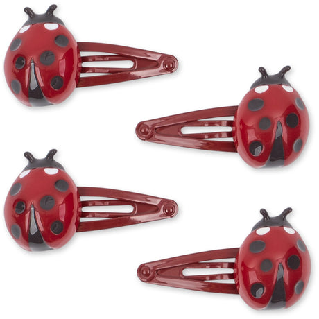 Konges Sløjd Ladybug Ladybug 4 Pakke Hair Clips