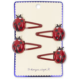 Konges Sløjd Ladybug Ladybug 4 Pakke Hair Clips
