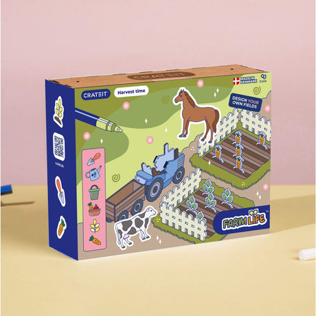 Crateit The Farm Wooden Leketøy Harvest Time