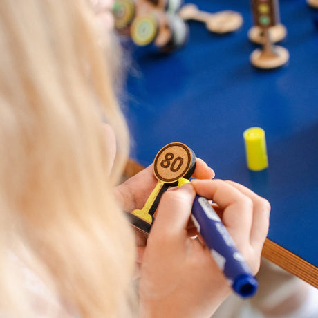 Crateit Town Wooden Leketøy Traffic & Road Signs Pakke