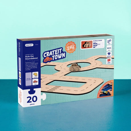 Crateit Town Wooden Leketøy Rule The Roundabout